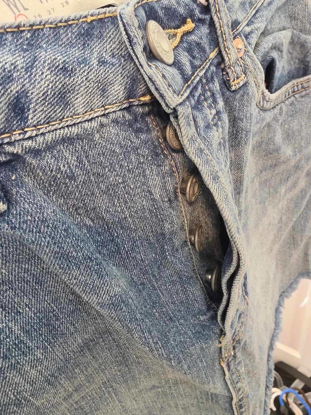 Free People We the Free Rugged A-Line Denim Mini Skirt Size 25